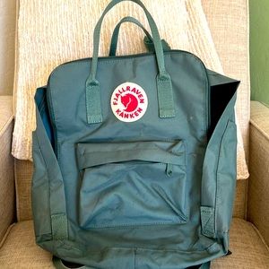 Fjallraven, Kanken Mini Backpack, gently used with small scuffs on front pouch.